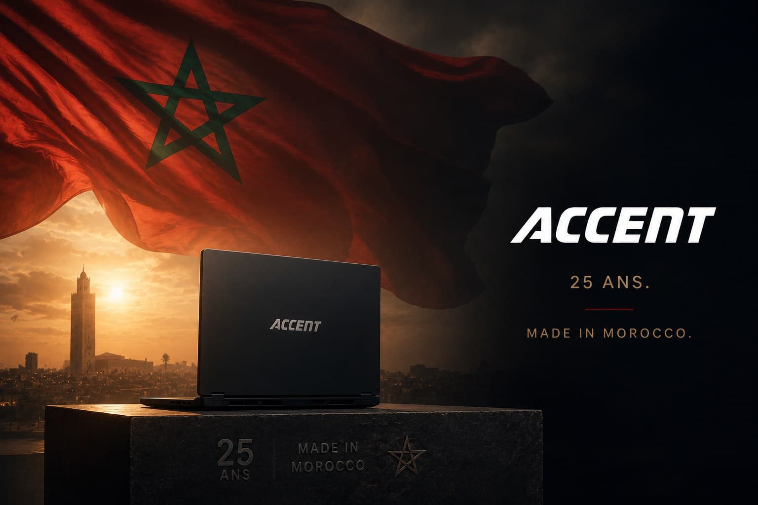 Ordinateur portable ACCENT, vingt-cinq ans de fabrication marocaine